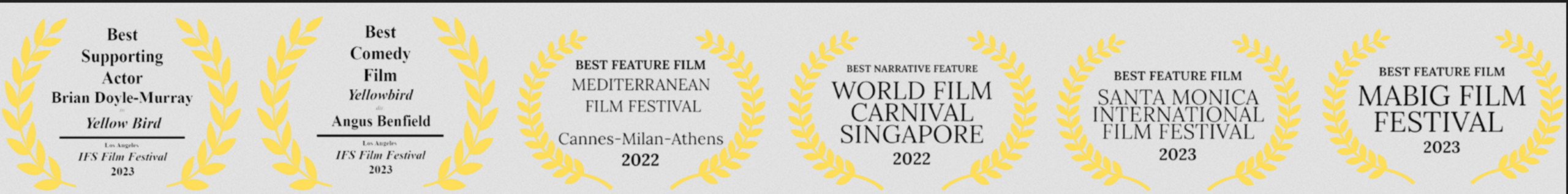 Yellow Bird Movie Awards